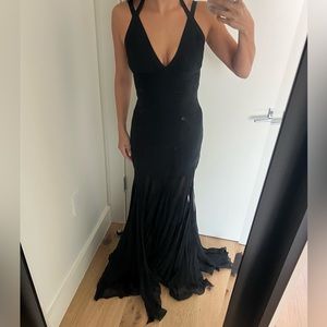 Herve Leger - Bandage Chiffon Gown - Size 00/0/XXS/XS